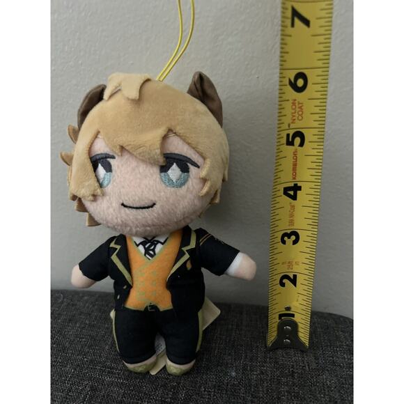 Sega Twisted Wonderland Ruggie Bucchi 6" Plush School Uniform BNWT US Seller - Picture 2 of 3